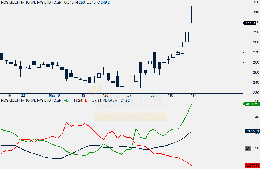 PDS Multinational Fashion Daily Chart